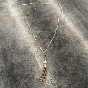 Beaded Tassel Necklace